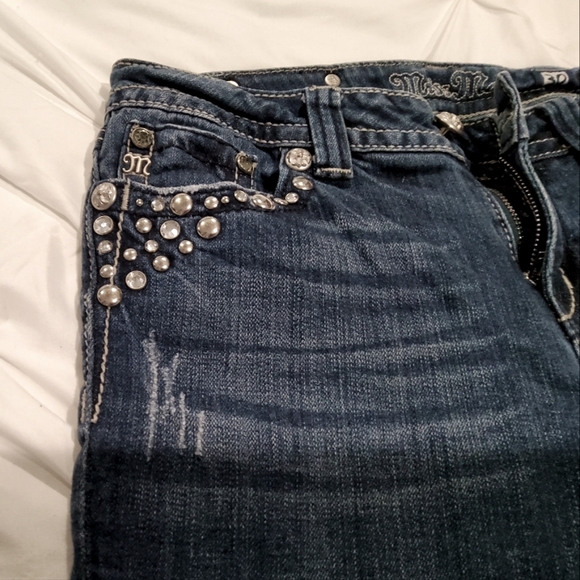 Miss Me Boot Cut Jeans Size 30 x 35 - Picture 14 of 15